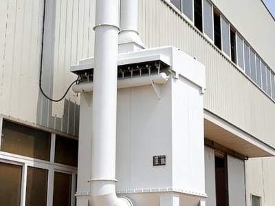 这是给实验室安装的一台粉尘治理设备解决实验过程中产生的粉尘和废气的问题